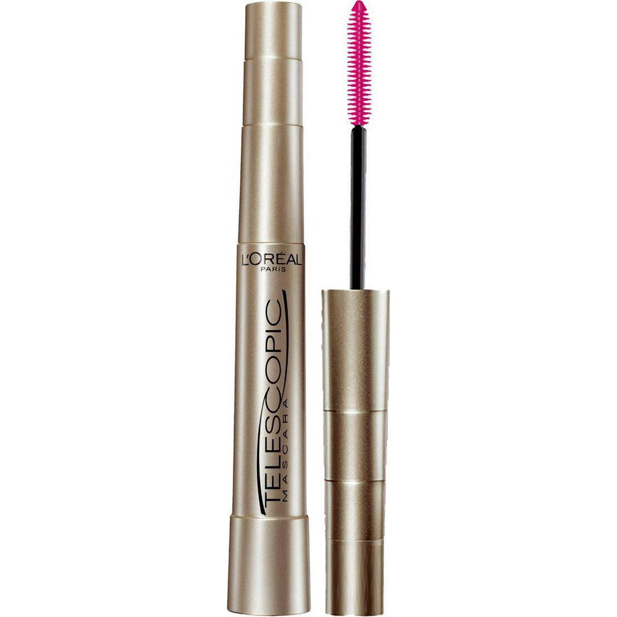 L'Oreal Paris Makeup Telescopic Original Lengthening Mascara, Blackest Black, 0.27 Fl Oz (1 Count),