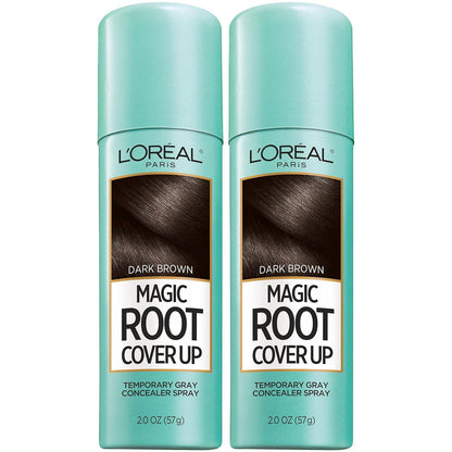 L'Oreal Paris L'Oreal Paris Root Cover Up Temporary Gray Concealer Spray Dark Brown 2 Oz (Pack Of 2) (Packaging May Vary)