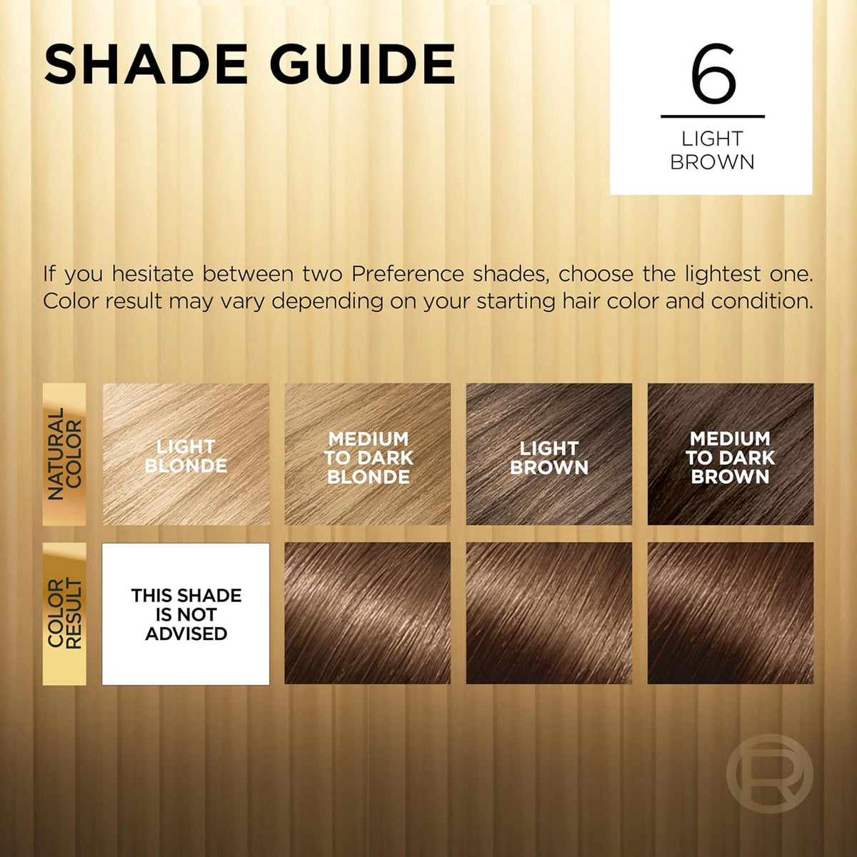 L'Oreal Paris Superior Preference Fade-Defying + Shine Permanent Hair Color, 6 Light Brown, Pack Of 1, Hair Dye,