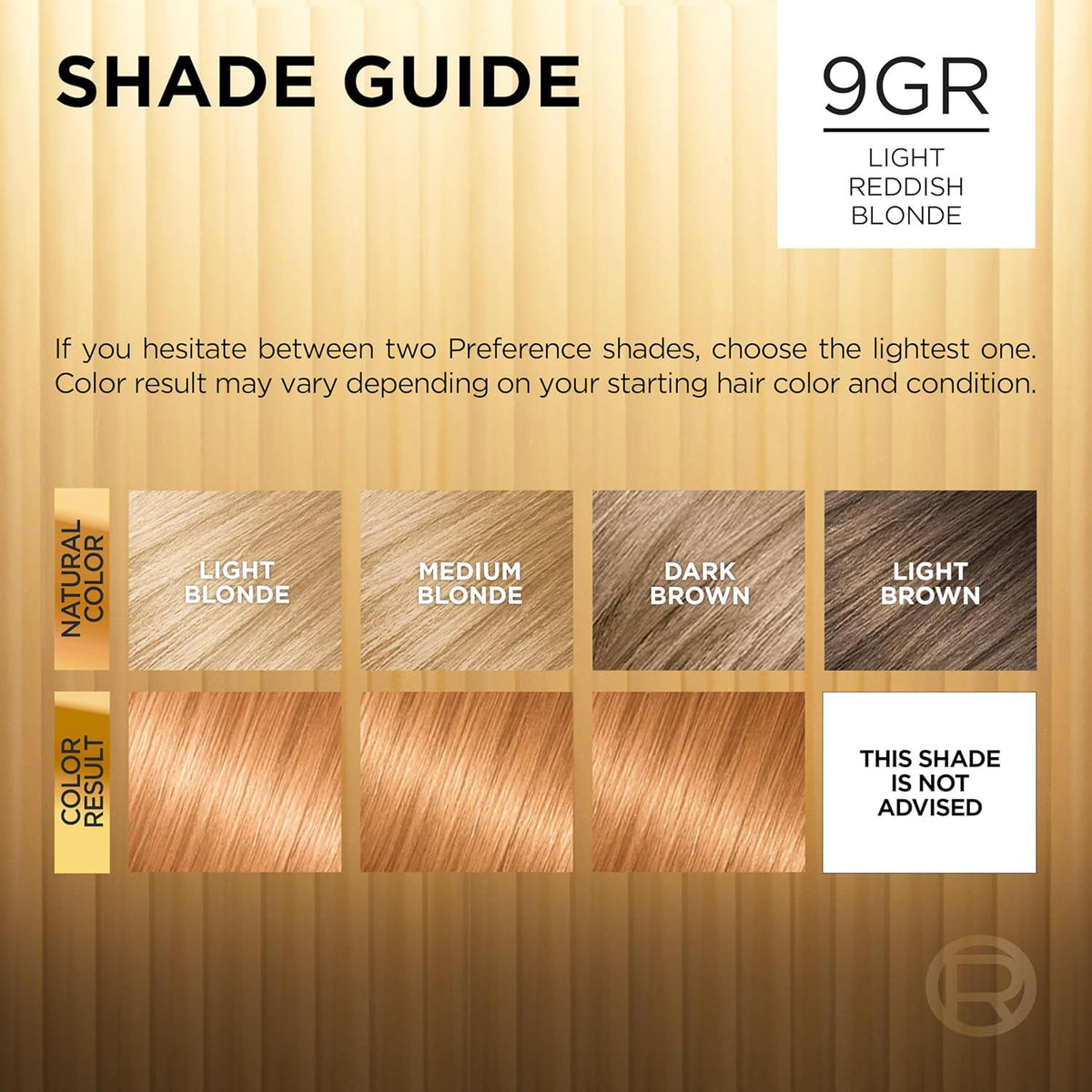 L'Oreal Paris Superior Preference Fade-Defying + Shine Permanent Hair Color, 9GR Light Golden Reddish Blonde, Pack Of 1, Hair Dye,