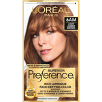L'Oreal Paris Superior Preference Fade-Defying + Shine Permanent Hair Color, 6AM Light Amber Brown, Pack Of 1, Hair Dye,