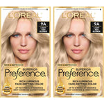 L'Oreal Paris Superior Preference Luminous Fade-Defying Permanent Hair Color, Hair Dye For Up To 9 Weeks Of Radiance, Light Ash Blonde 9A, 1 Hair Dye Kit (Pack Of 2),