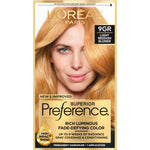 L'Oreal Paris Superior Preference Fade-Defying + Shine Permanent Hair Color, 9GR Light Golden Reddish Blonde, Pack Of 1, Hair Dye,