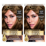 L'Oreal Paris Superior Preference Fade-Defying + Shine Permanent Hair Color, U163 Hi-Lift Golden Brown, Pack Of 2, Hair Dye,
