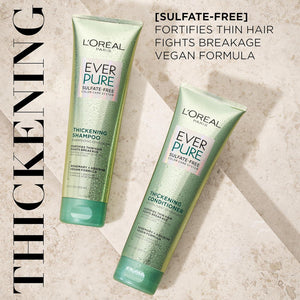 L'Oreal Paris EverPure Conditioner, 8.5 fl oz, 1 Pc, Sulfate-Free, Thickens Fragile Hair, With Rosemary, Pack Varies