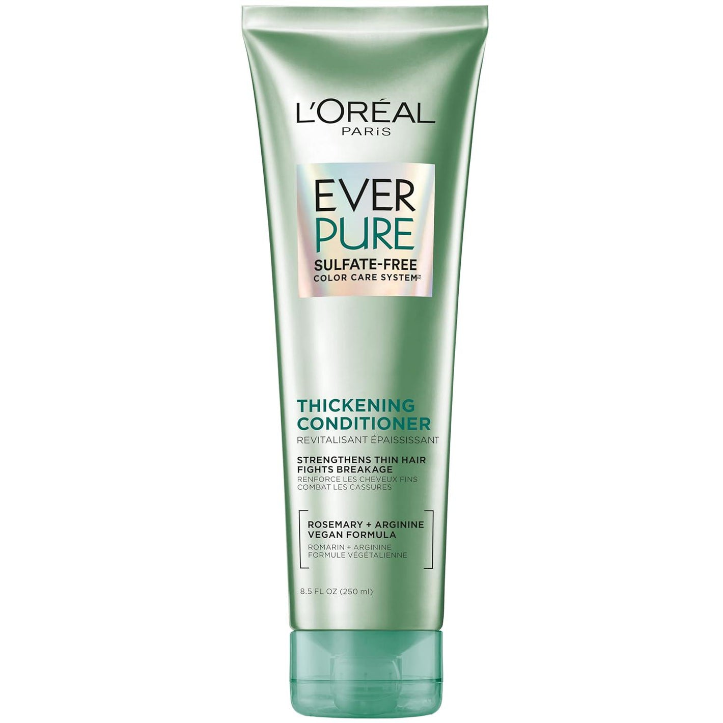 L'Oreal Paris EverPure Conditioner, 8.5 fl oz, 1 Pc, Sulfate-Free, Thickens Fragile Hair, With Rosemary, Pack Varies
