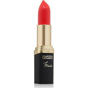 L'Oreal Paris Colour Riche Lipstick 405 Freida's Red 0.13 oz, Exclusive Reds Collection, creamy texture, bold red shade with rich color finish