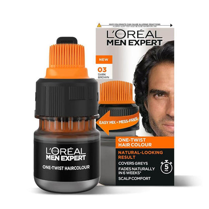 L'Oreal Paris Men Expert Dark Brown No.03 One Twist Hair Colour,3600524030186