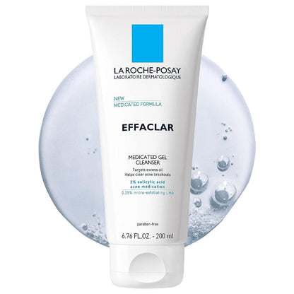 La Roche-Posay Effaclar Cleanser, 1 Pc, 2% Salicylic Acid, Foaming Face Wash, Oil-Free, Acne Treatment