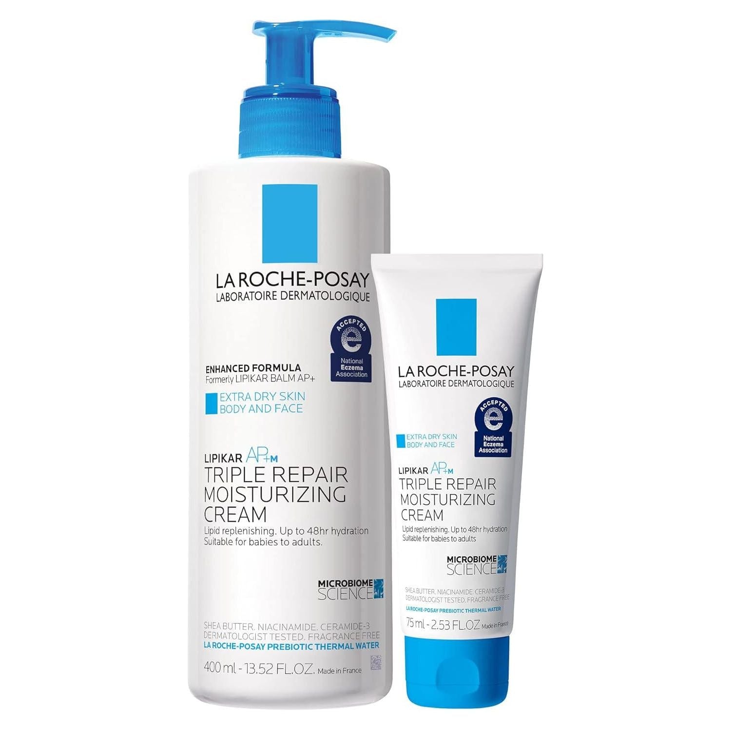 La Roche-Posay Lipikar AP+ Triple Repair Moisturizing Cream | Face And Body Lotion For Dry Skin | Shea Butter And Niacinamide Moisturizer | Gentle Face And Body Cream For Dry, Rough And Sensitive Skin,Does not Apply
