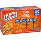 Lance Sandwich Crackers, Toastchee Peanut Butter, 20 Individually Wrapped Packs, 6 Sandwiches Each