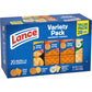 Lance Lance Sandwich Crackers, Variety Pack, 3 Flavors, 20 Individually Wrapped Packs, 6 Sandwiches Each
