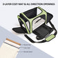 Large Cat Carriers Dog Carrier Pet Carrier For Large Cats Dogs Puppies Up To 25Lbs, Big Dog Carrier Soft Sided, Collapsible Travel Puppy Carrier - Large - Green,