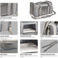 Large Dog Cat Carriers Puppies Up To 25Lbs, Big Dog Carrier Soft Sided, Collapsible Travel Puppy Carrier - Large - Grey,