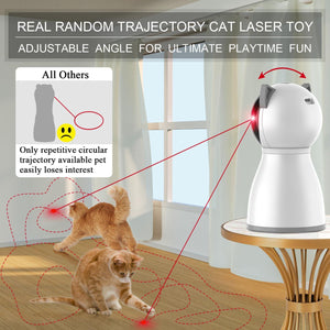 Laser Cat Toy Motion Activated Rechargeable Interactive Light for Indoor Cats Random Trajectory 4th Gen