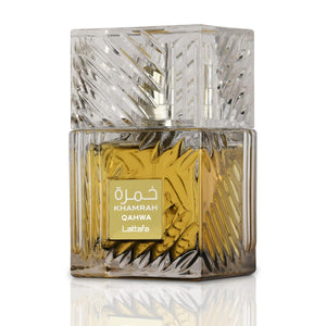 Lattafa Lattafa Khamrah Qahwa - Vanilla, Warm Spicy, Cinnamon, Sweet - Eau De Parfum Long-Lasting Fragrance For Unisex, 3.40 Ounce / 100 Ml