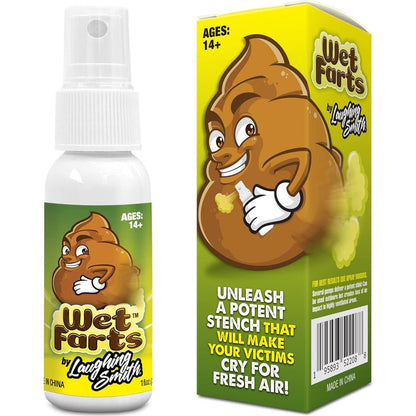 Laughing Smith Wet Farts Spray, Hilarious Gag Gift, Potent Stink Prank, Non-Toxic, Smells Like Gas