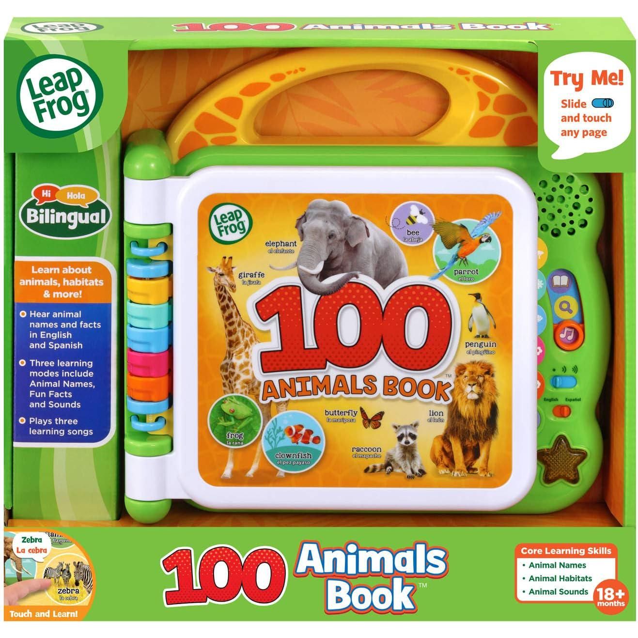 LeapFrog 100 Animals Book, Green,