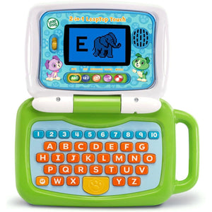 LeapFrog 2 in 1 Leaptop Touch Green Learning Toy for Kids Ages 2 and Up