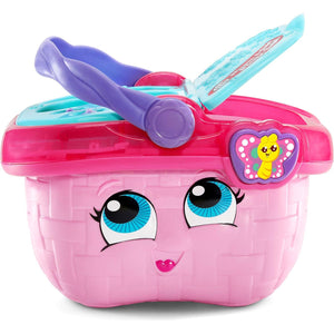 LeapFrog Shapes and Sharing Picnic Basket Pink Interactive Toy for Toddlers with Accessories for Learning and Play