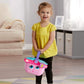 LeapFrog Shapes and Sharing Picnic Basket Pink Interactive Toy for Toddlers with Accessories for Learning and Play