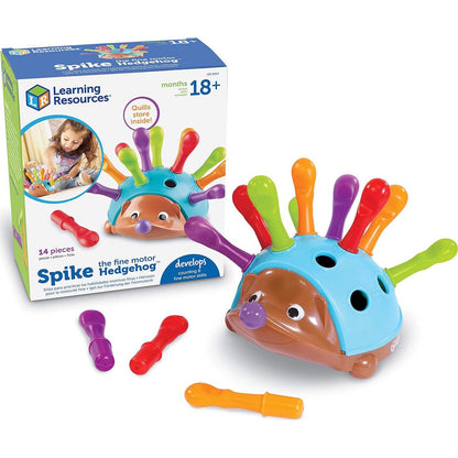 Learning Resources Spike Hedgehog Toy, Toddler Montessori Activity Game, Stacking & Fine Motor Skills