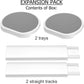 Light Gray - Expansion Pack - 2 Straight Tracks And 2 Trays. Does Not Work Without The Lazy Susan Revolution Full Set (Sold Separately).,860011982968