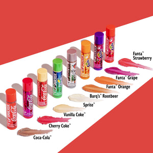 Lip Smacker Coca-Cola Flavored Balm, 8 Count, Flavors Coke, Cherry Vanilla Sprite, Root Beer, Orange Fanta, Grape Strawberry Fanta,