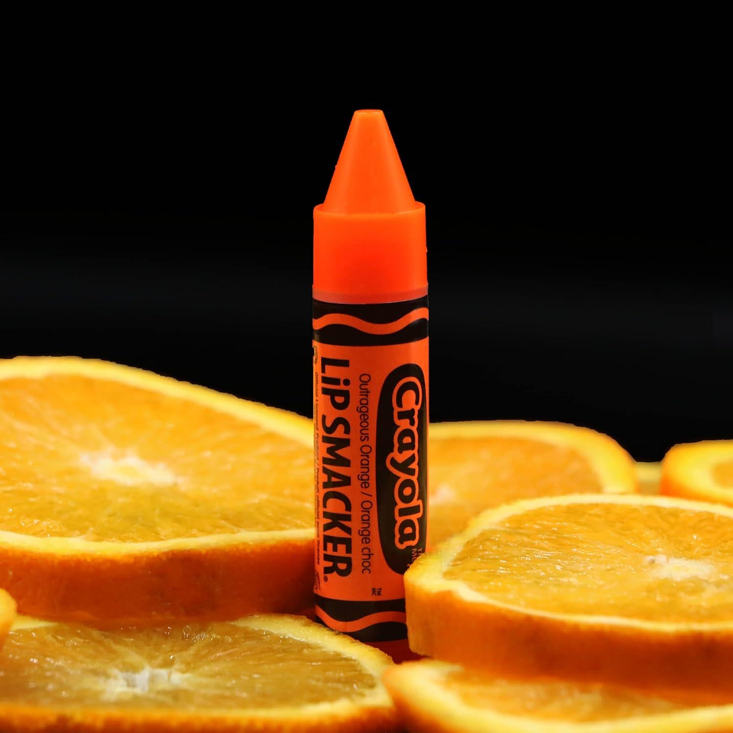 Lip Smacker Crayola Lip Balm Party Pack - 8 Moisturizing Lip Balms, Cotton Candy, Orange, Sherbert, Watermelon, Berry, Apple, Banana, Hydrating And Protecting - Cruelty-Free,