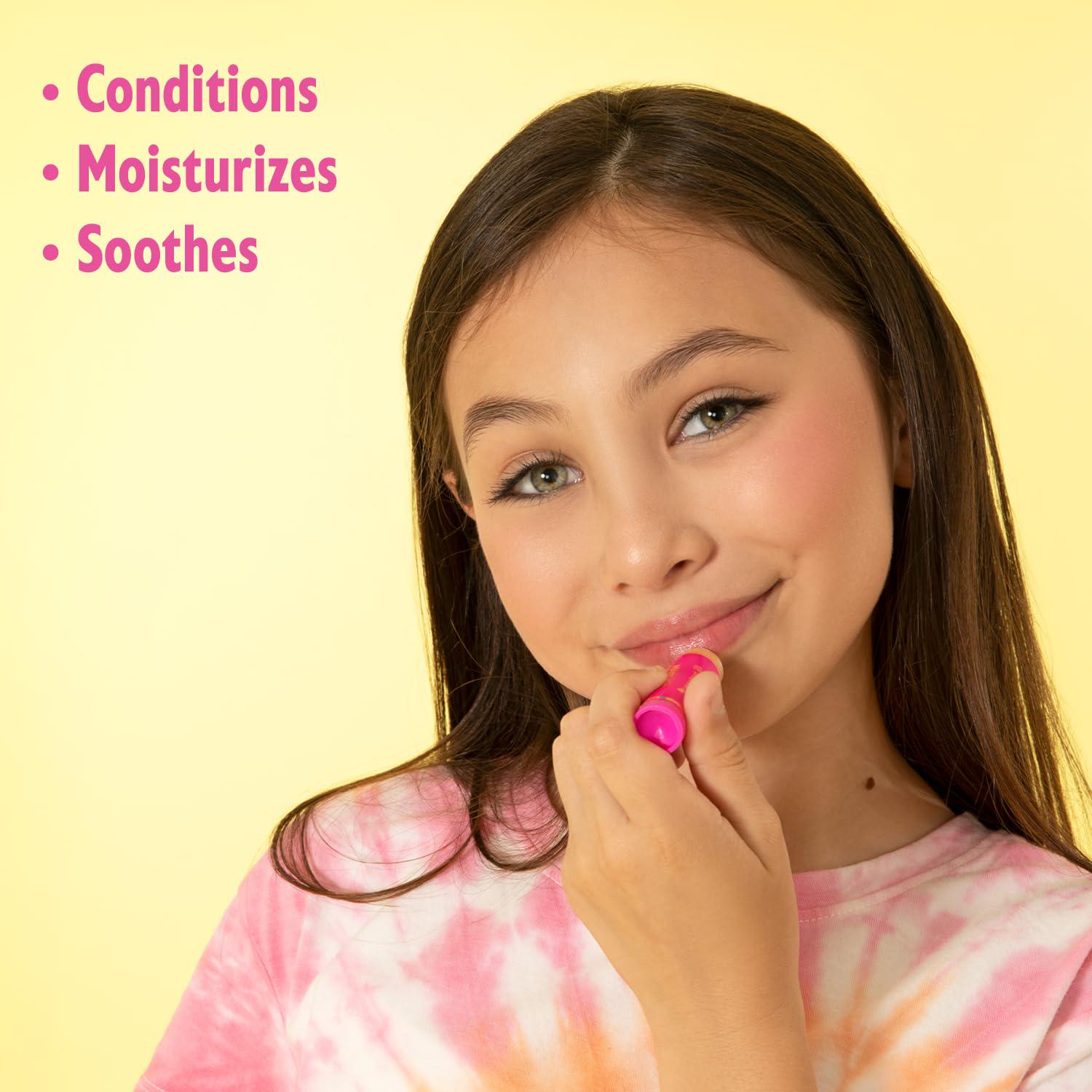 Lip Smacker Hello Kitty 50th Anniversary 8-Piece Lip Balm Party Pack - Super Sweet Flavors, Moisturizing, Sweet Silky Smooth Gliding Application, Perfect For Gifting,