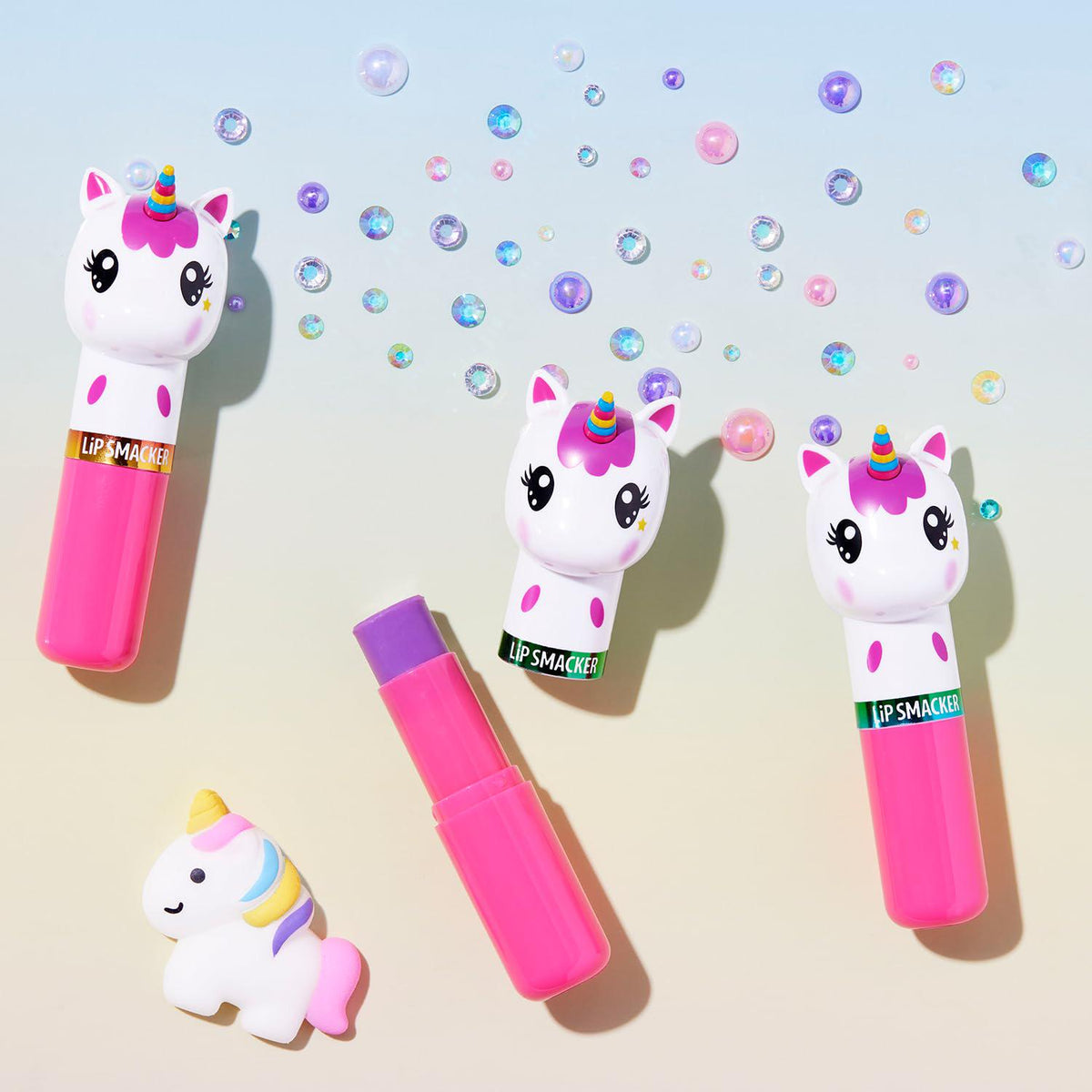 Lip Smacker Lip Smacker Lippy Pals Unicorn, Flavored Moisturizing And Smoothing Soft Shine Lip Balm, Hydrating And Protecting Fun Tasty Flavors, Cruelty-Free And Vegan - Unicorn Magic