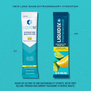 Liquid I.V. Liquid I.V. Hydration Multiplier - Variety Pack - Lemon Lime, Passion Fruit, Strawberry, Tropical Punch | Electrolyte Powder Drink Mix | 1 Pack (16 Servings)