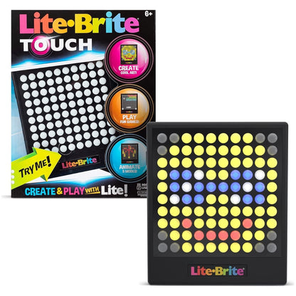 Lite Brite Touch Create Play and Animate Light Up Art Toy for Kids Ages 6 STEM Learning Holiday Gift