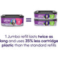 Litter Genie Jumbo Refill Bags, 2 Ct, Up to 8 Months Supply, Odor Control Liners for Cat Waste