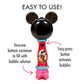 Little Kids Mickey Mouse Bubble Wand, Light & Sound, Includes Solution, Fun Outdoor Toy, Model 20511