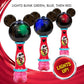 Little Kids Mickey Mouse Bubble Wand, Light & Sound, Includes Solution, Fun Outdoor Toy, Model 20511