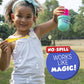 Fubbles Bubble Tumbler for Toddlers Spill Resistant Bubble Toy Assorted Colors Outdoor Fun
