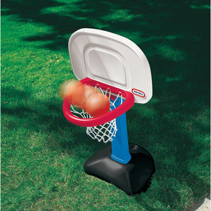 Little Tikes Easy Score Basketball Set, Blue, 3 Balls Included, 23.75" Hoop x 22" Backboard, Amazon Exclusive