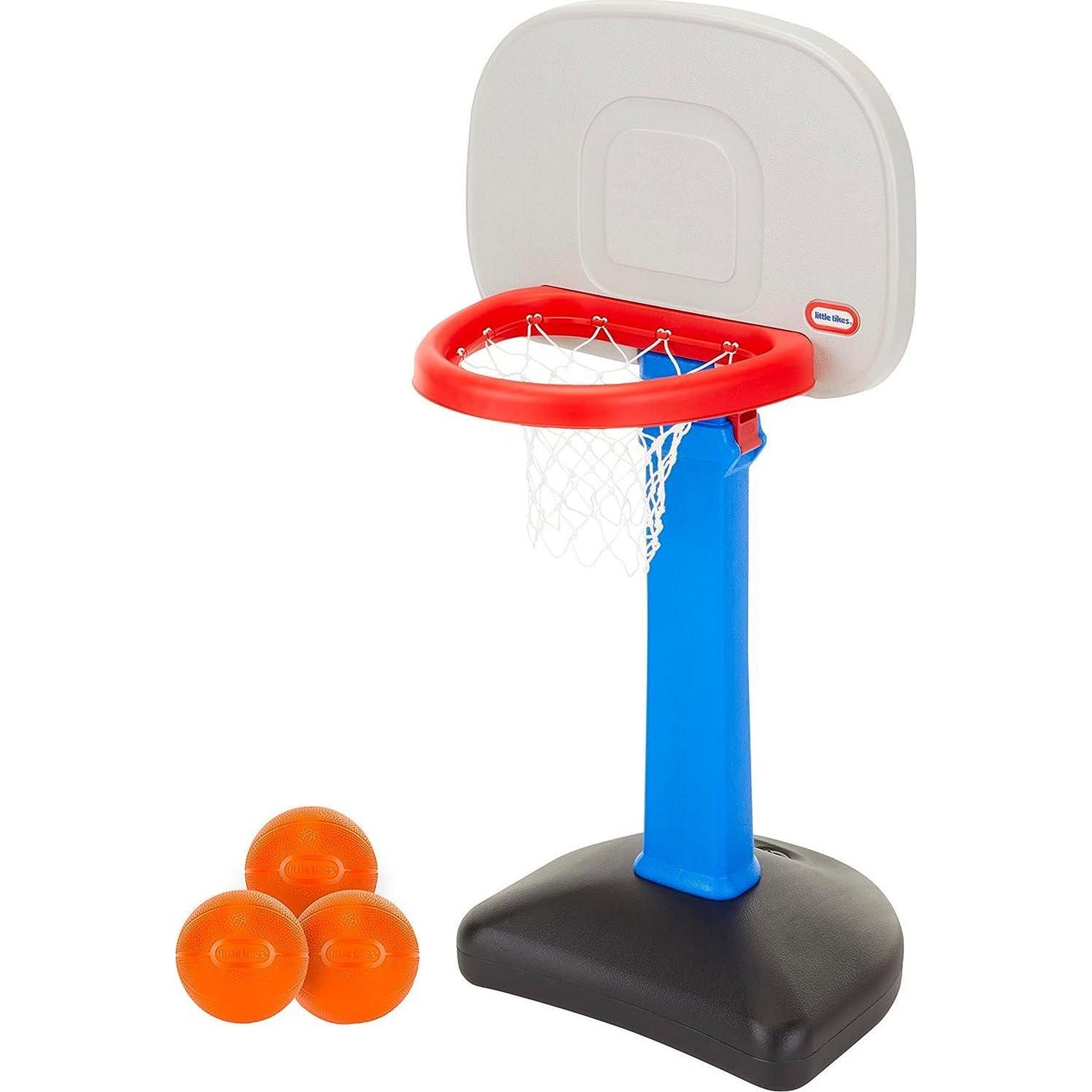 Little Tikes Easy Score Basketball Set, Blue, 3 Balls Included, 23.75" Hoop x 22" Backboard, Amazon Exclusive
