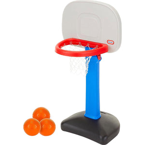 Little Tikes Easy Score Basketball Set, Blue, 3 Balls Included, 23.75" Hoop x 22" Backboard, Amazon Exclusive