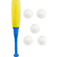 Little Tikes red t ball set with 5 balls toddler toy for kids 18 months and up baseball practice set indoor outdoor