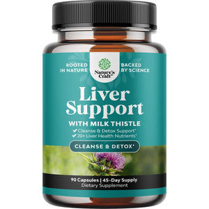 Nature’s Craft Liver Cleanse Detox & Repair, 90 Capsules, Herbal Liver Support with Milk Thistle, Dandelion Root, Choline, Beetroot & Artichoke Extract