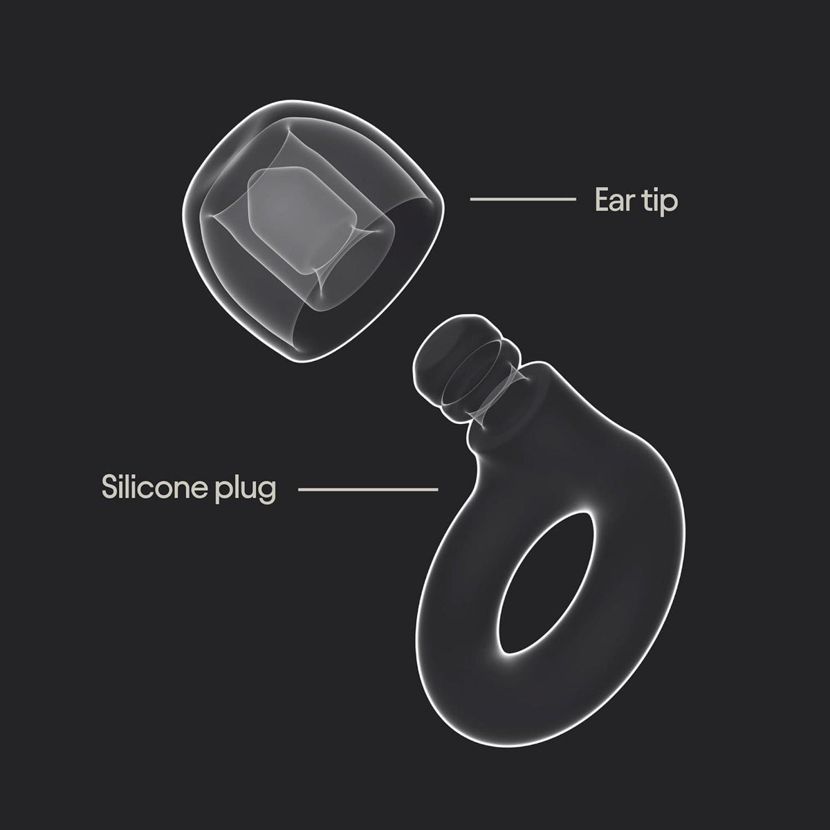 Loop Loop Quiet 2 Ear Plugs - Ultra-Comfy Reusable Noise-Reducing Earplugs For Sleep, Deep Focus, Travel, Sensitivity | Flexible Hearing Protection | Customizable Fit | 24dB (SNR) Noise Reduction