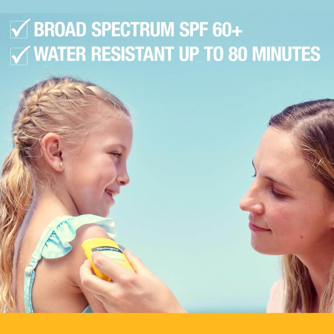 Neutrogena Kids Beach Defense SPF 60+ Water + Sun Protection Sunscreen Stick 42g,086800066460