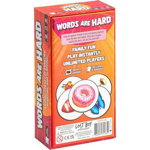 Words Are Hard Party Card Game for Family & Kids Ages 8+, Hilarious Game Night & Travel Fun