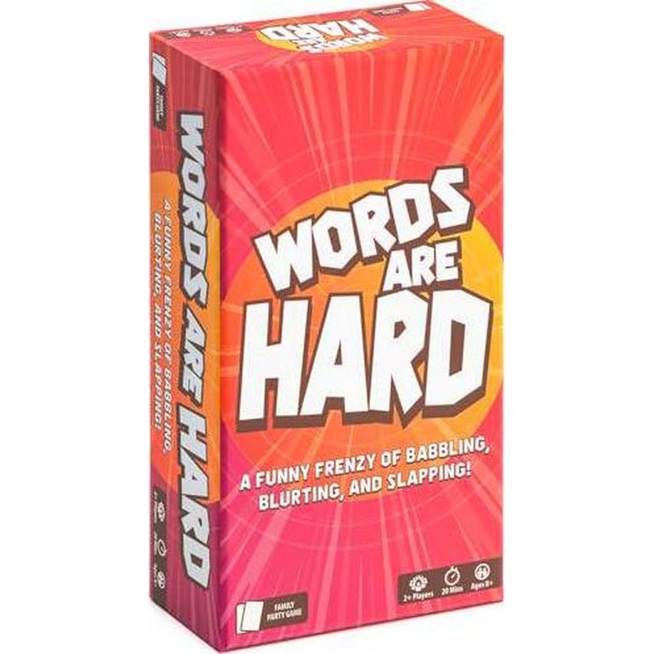Words Are Hard Party Card Game for Family & Kids Ages 8+, Hilarious Game Night & Travel Fun