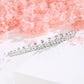 Lovelyshop Ribbon Shape Crystal Princess Bridal Alloy Tiara For Younger Woman In Party Wedding Quinceanera,