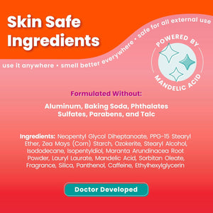 Lume Lume Whole Body Deodorant - Smooth Solid Stick - 72 Hour Odor Control - Aluminum Free, Baking Soda Free And Skin Safe - 2.6 Ounce (Pack Of 2) (Peony Rose)