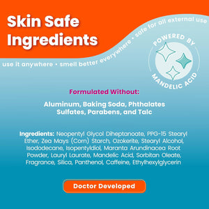 Lume Lume Whole Body Deodorant - Smooth Solid Stick - 72 Hour Odor Control - Aluminum Free, Baking Soda Free And Skin Safe - 2.6 Ounce (Pack Of 2) (Unscented)