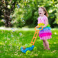 Lydaz Bubble Lawn Mower for Toddlers Outdoor Push Toy with Blower for Boys Age 1 2 3